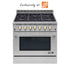 NXR ENTREE Series Gas Range - Gold Knob NK